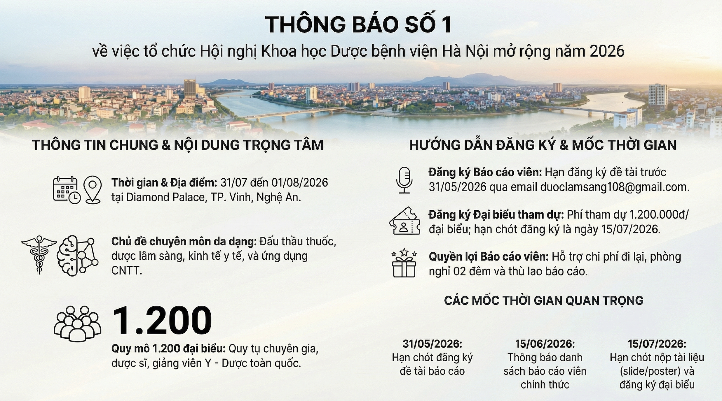 THÔNG BÁO SỐ 1 – NĂM 2026